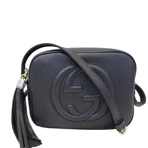 gucci purse black crossbody|genuine gucci crossbody bags.